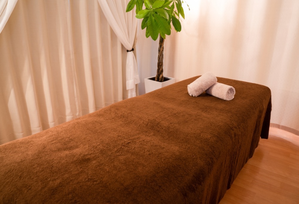 プライベート空間の施術ルーム